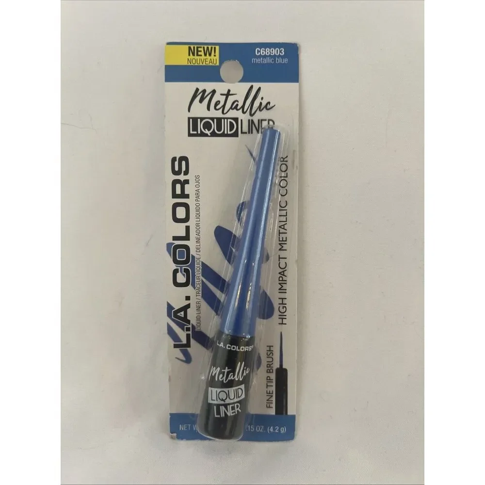 L.A. Colors Metallic Liquid Eyeliner Lavender & Blue Lot Of 3 New in Box‎